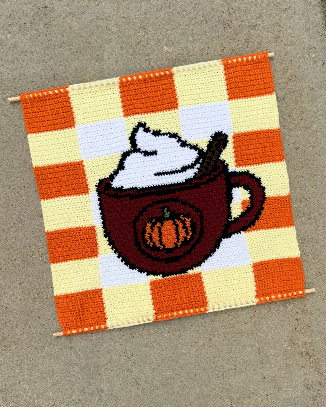 Pumpkin plaid
